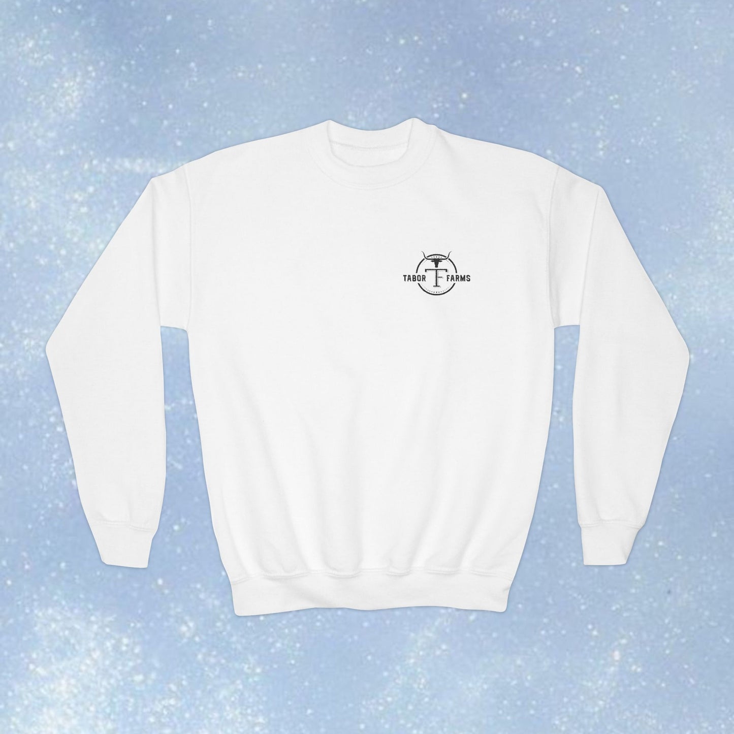 Youth Crewneck Sweatshirt — EMBROIDERED (Tabor Farms)