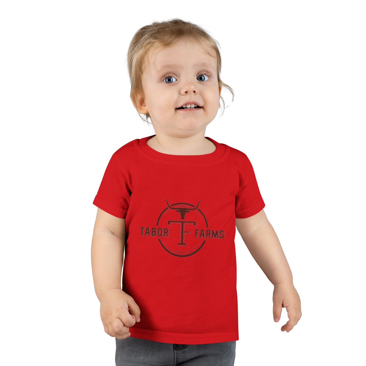 Toddler T-Shirt — Tabor Farms Logo Tee (Kids Farm Logo Baby Shirt)