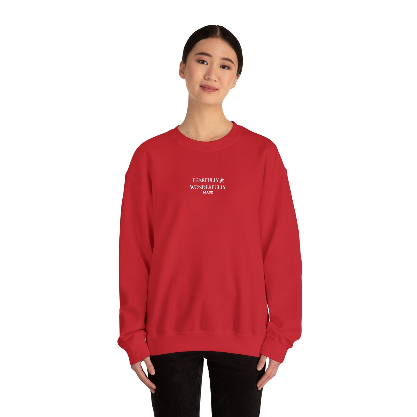 Minimal Crewneck Sweatshirt — EMBROIDERED