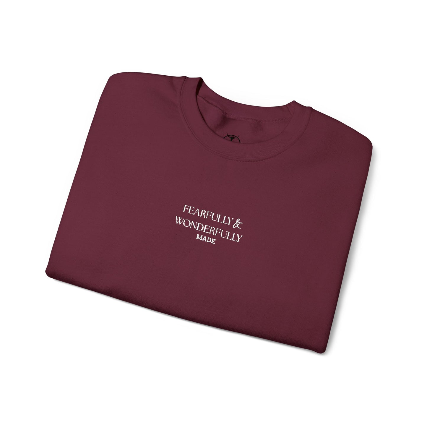 Minimal Crewneck Sweatshirt — EMBROIDERED