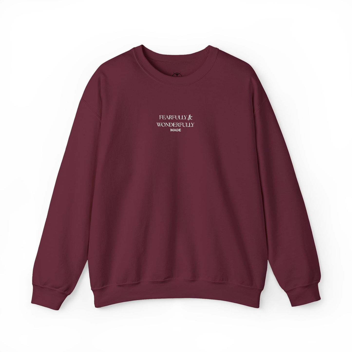 Minimal Crewneck Sweatshirt — EMBROIDERED