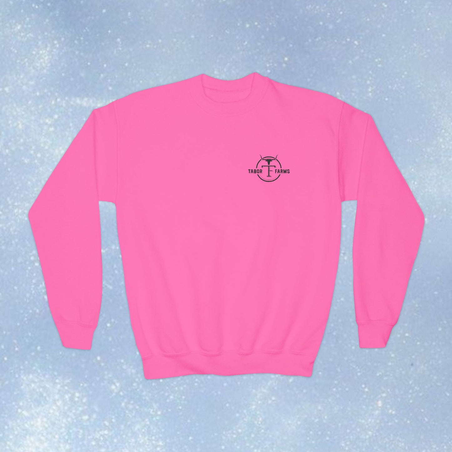 Youth Crewneck Sweatshirt — EMBROIDERED (Tabor Farms)
