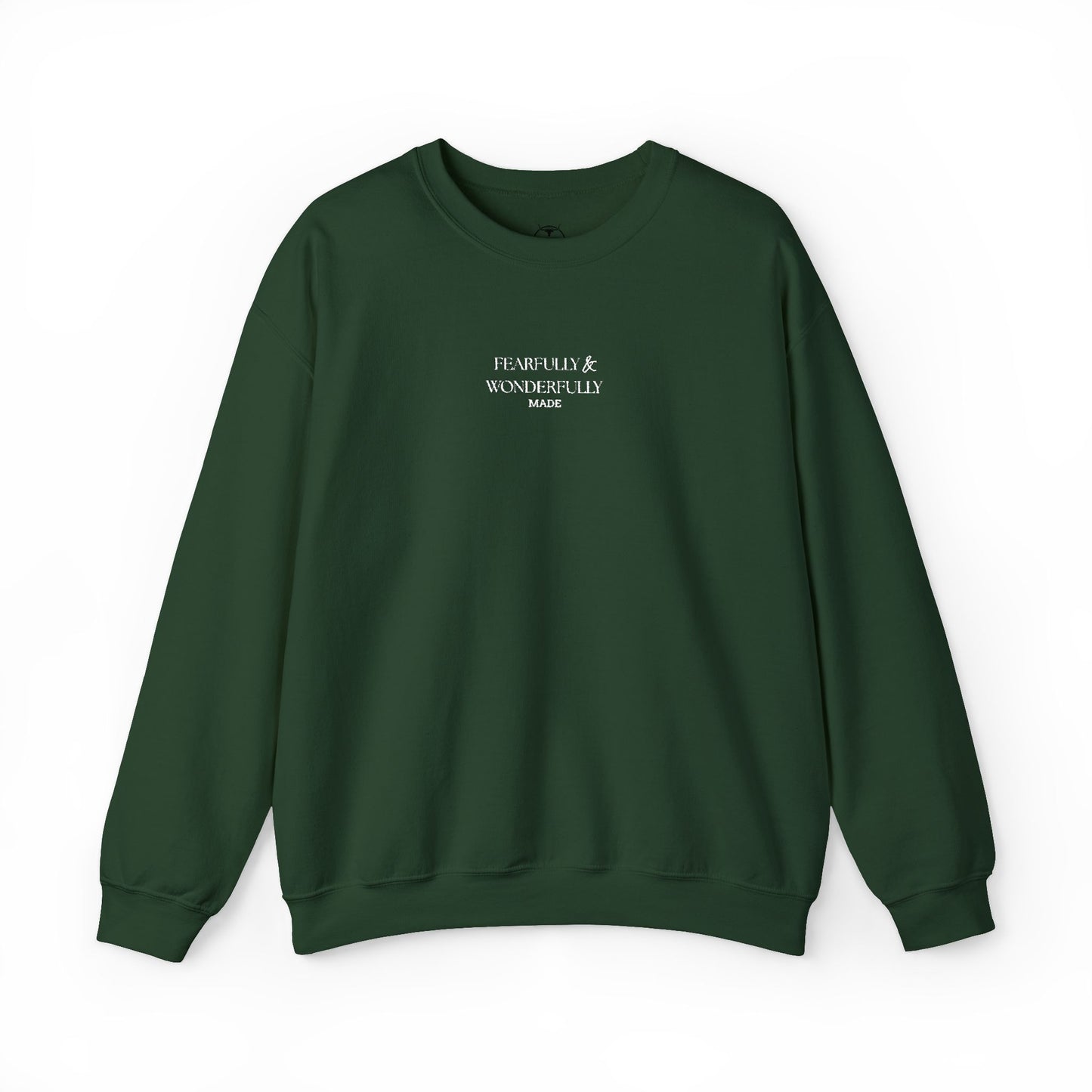 Minimal Crewneck Sweatshirt — EMBROIDERED