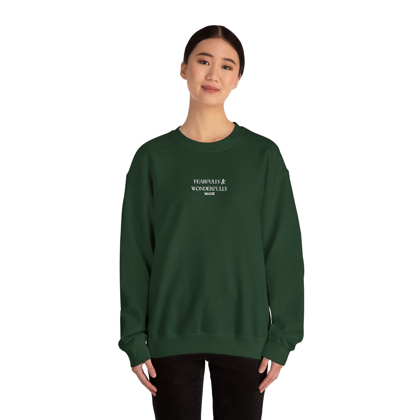 Minimal Crewneck Sweatshirt — EMBROIDERED