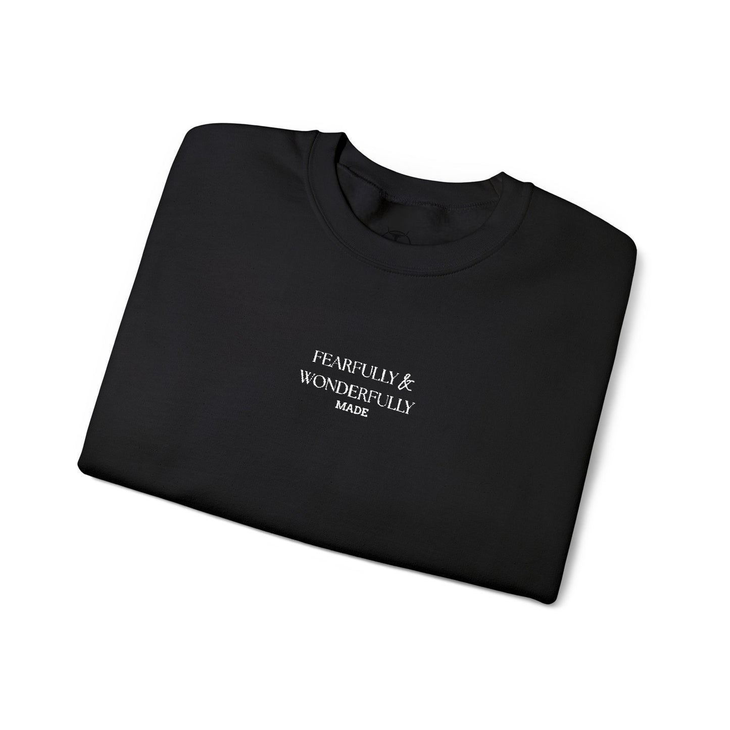 Minimal Crewneck Sweatshirt — EMBROIDERED