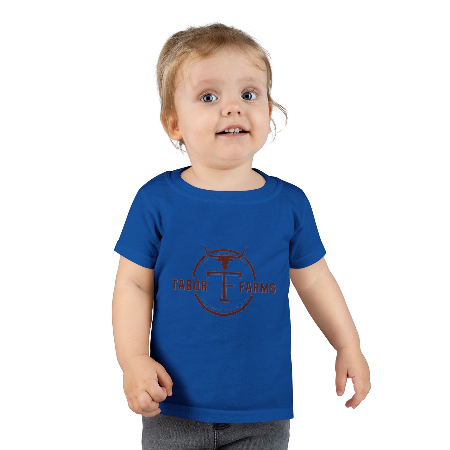 Toddler T-Shirt — Tabor Farms Logo Tee (Kids Farm Logo Baby Shirt)