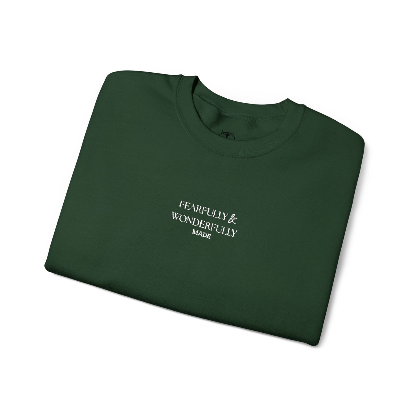Minimal Crewneck Sweatshirt — EMBROIDERED