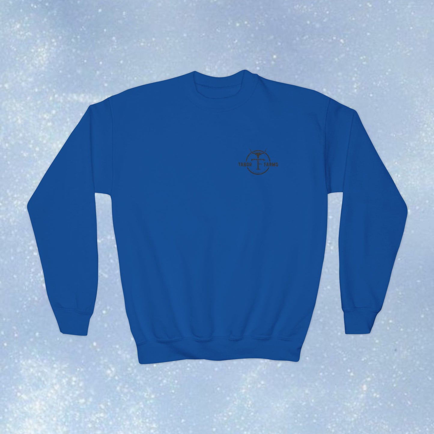 Youth Crewneck Sweatshirt — EMBROIDERED (Tabor Farms)