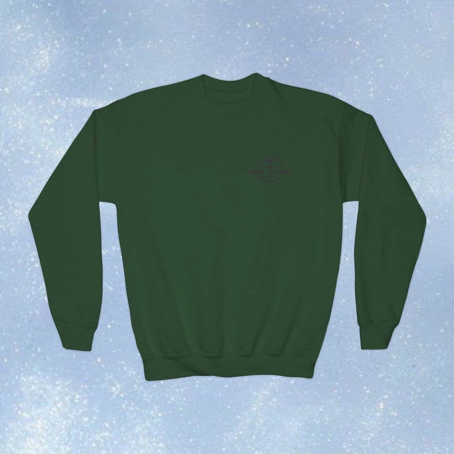 Youth Crewneck Sweatshirt — EMBROIDERED (Tabor Farms)