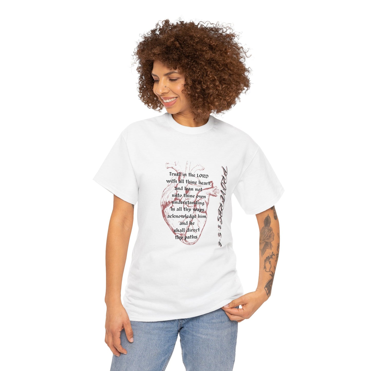 T-Shirt — Proverbs Scripture Christian Tee