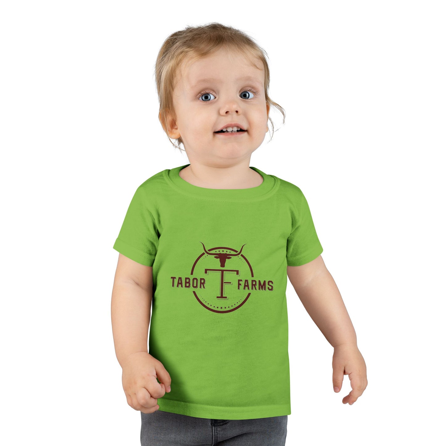Toddler T-Shirt — Tabor Farms Logo Tee (Kids Farm Logo Baby Shirt)