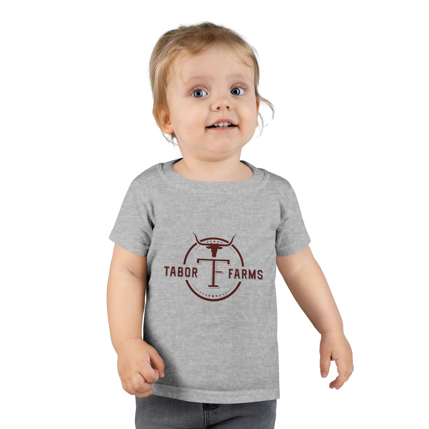 Toddler T-Shirt — Tabor Farms Logo Tee (Kids Farm Logo Baby Shirt)