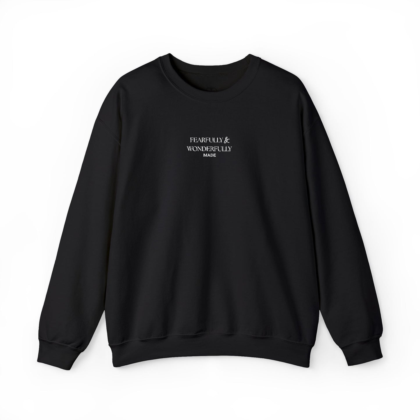 Minimal Crewneck Sweatshirt — EMBROIDERED